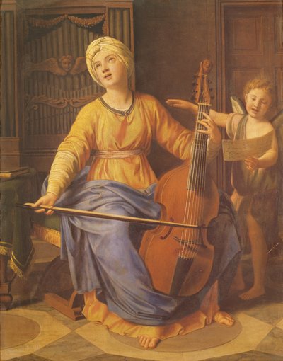 Santa Cecilia de Nicolas Colombel